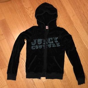 Juicy Couture Micro Terry Hoody Embellished